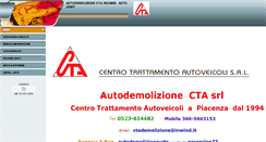 Desktop Screenshot of cerchiinlega.autodemolizione-cta.com